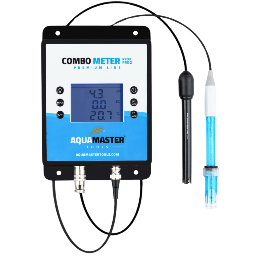 Aqua Master - pH, EC, CF, PPM og Termo Combo Meter P700 Pro 2