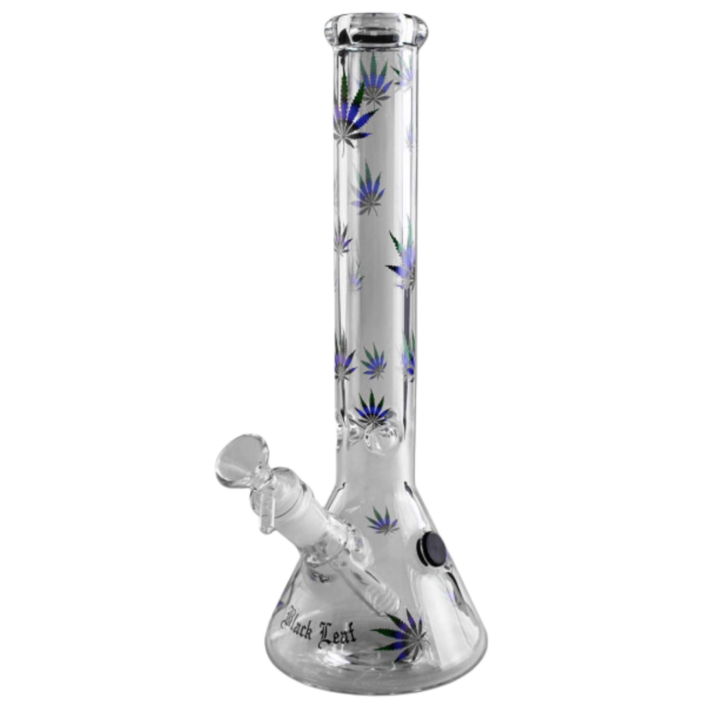 Black Leaf - Leaves Glas Bong Ice