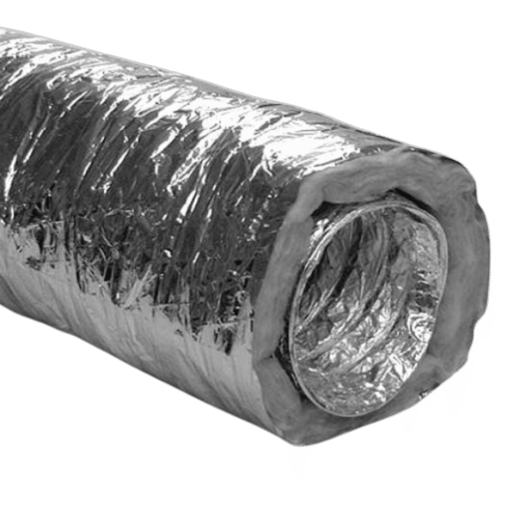 Lydløs alu flex rør - 10 meter