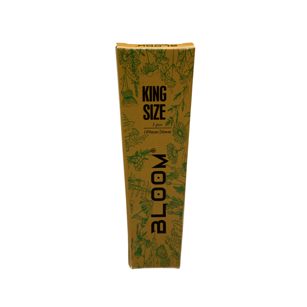 Bloom Unbleached cones King Size 3 stk