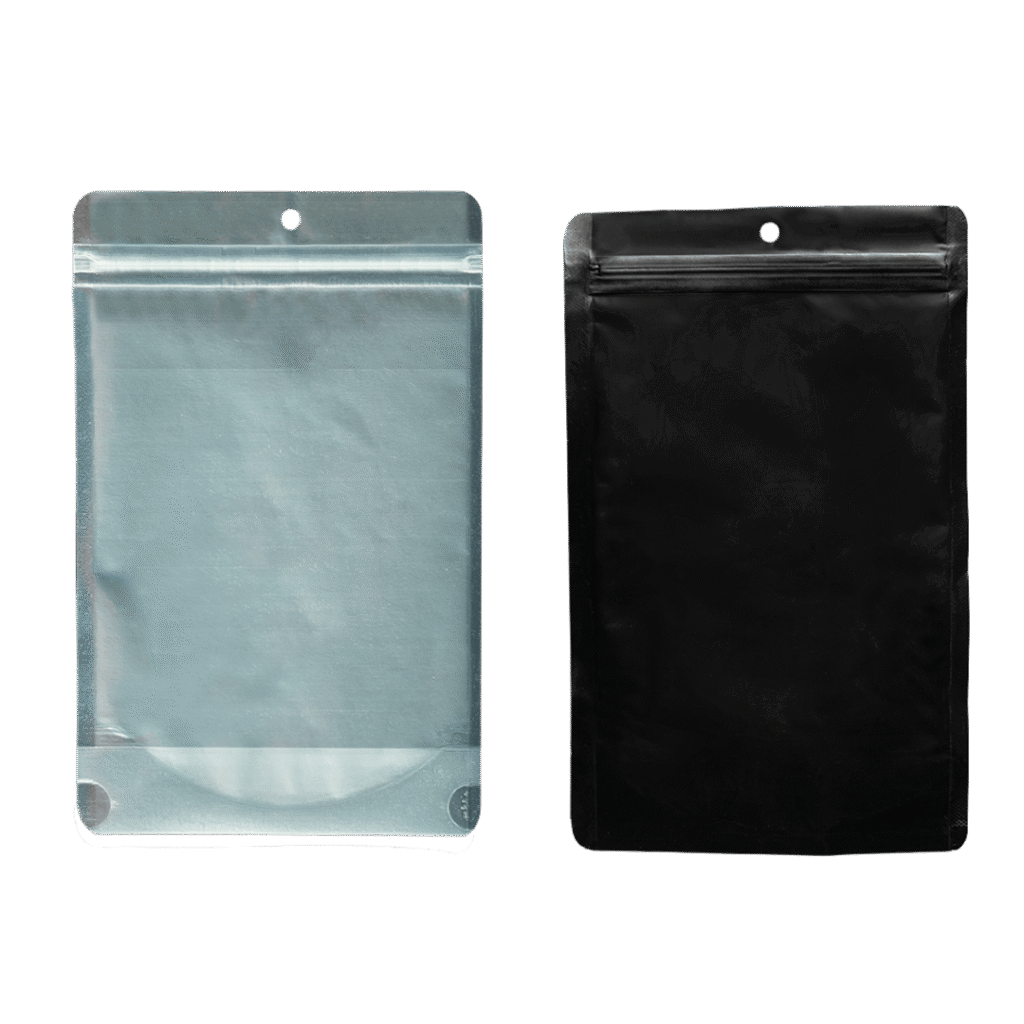 Qnubu Zip Bag Black - 50stk. Lugt fri