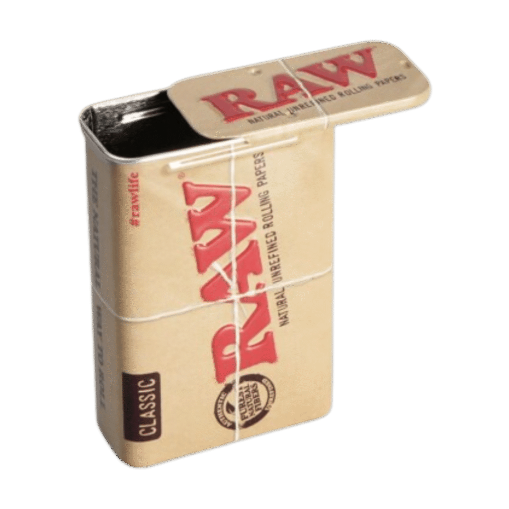 Raw Cigaret holder - Metal æske