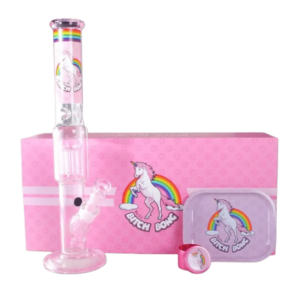 Black Leaf® Bitch Bong – perkolator og ice-kammer - i gave æske