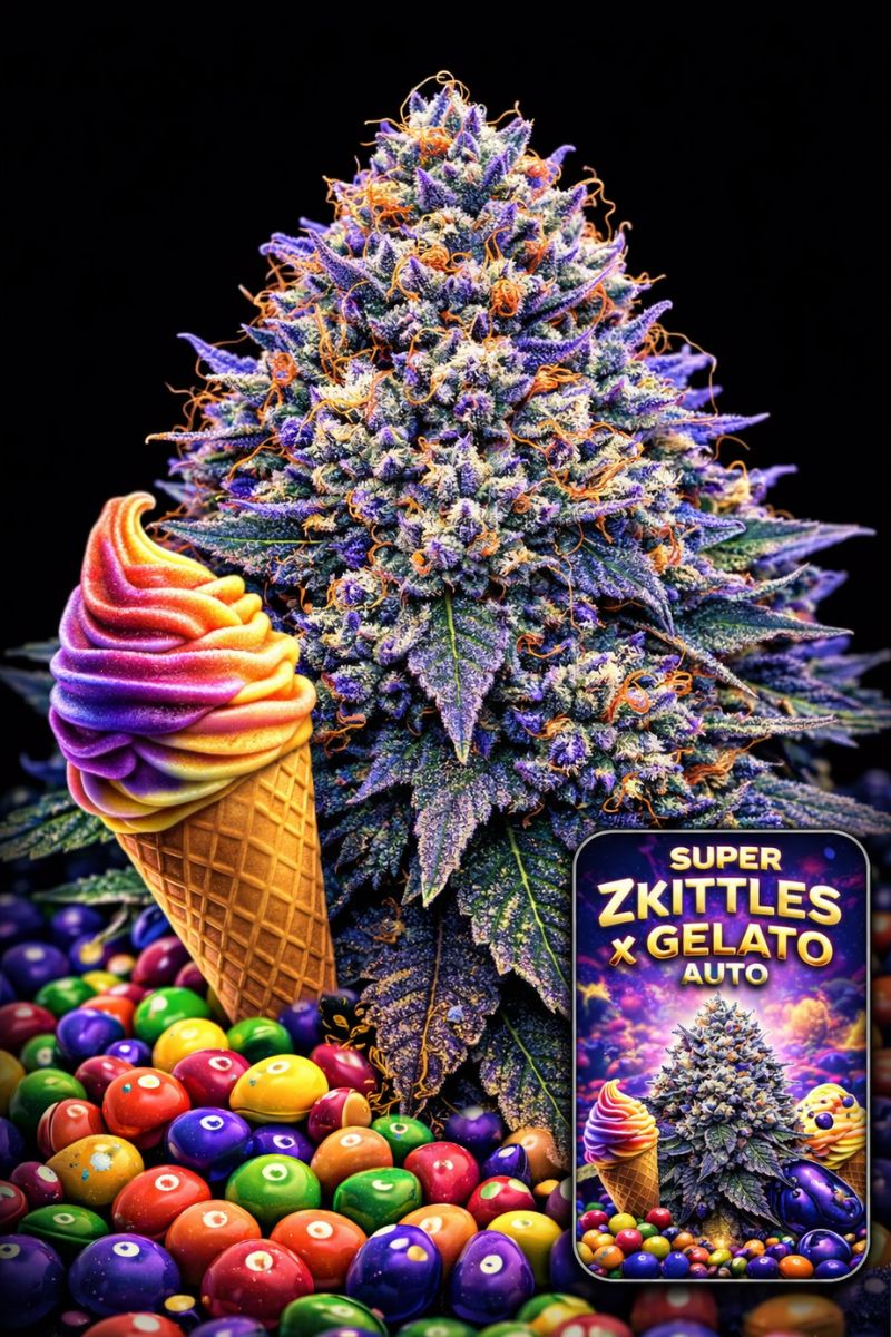 Super Zkittles x Gelato Auto – Autoflower Cannabis Seeds – Super Seeds