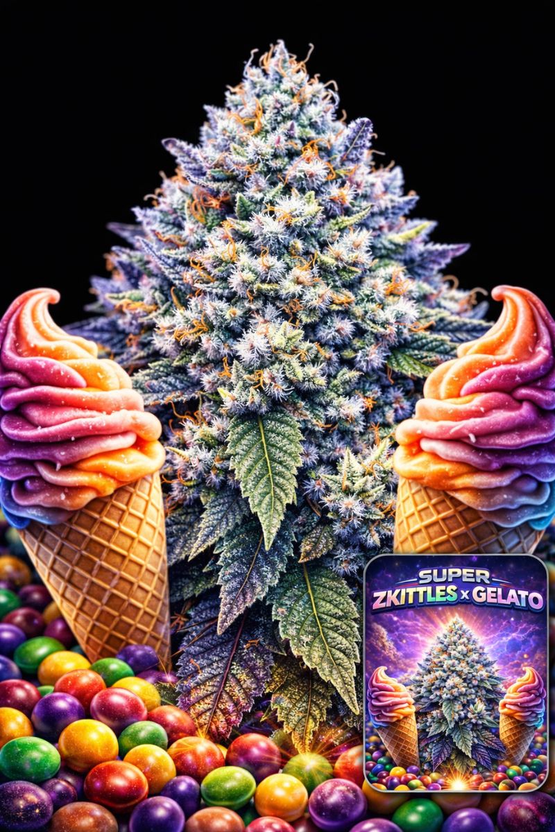 Super Zkittles x Gelato – Feminized Cannabis Seeds – Super Seeds