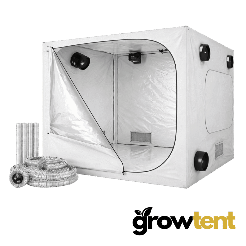 Grow Tent 150x150x200 cm, 600D White, 19 mm stænger