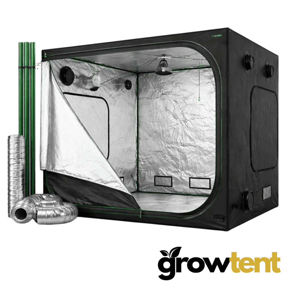 Grow Tent 200x200x200 cm, 600D Mylar, 19 mm stænger