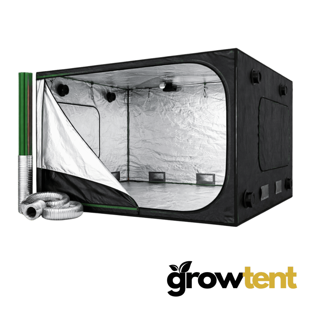 Grow Tent 300x300x200 cm, 600D Mylar, 19 mm stænger
