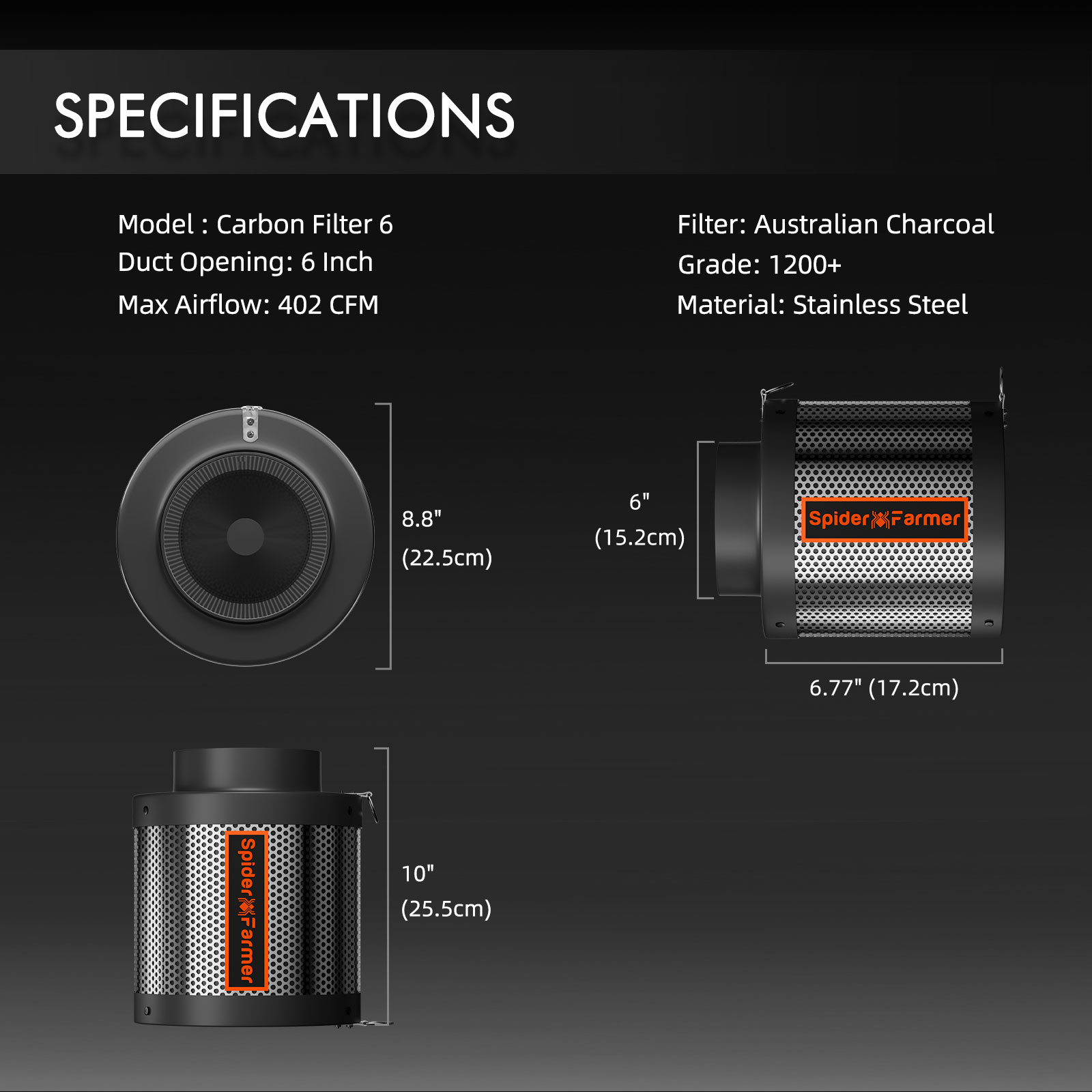 6-Carbon-Filter-Specification