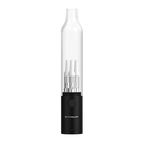 Hamilton Devices Starship – sort 3-i-1 510-vaporizer med tre tilslutninger