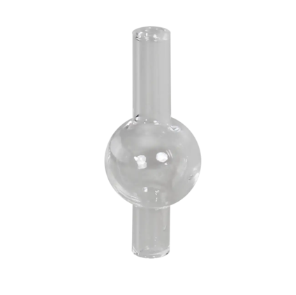 Kugle Carb Cap i Borosilikatglas – Ø21 mm
