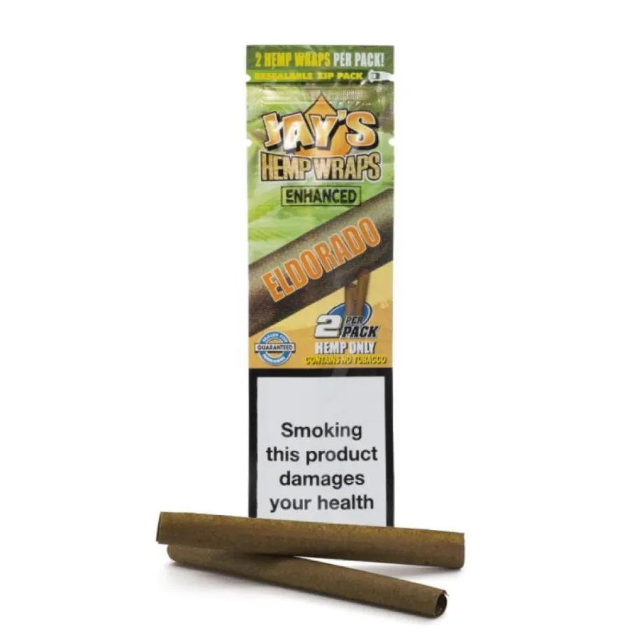 Juicy Jay’s Hemp Wraps – Eldorado Pineapple Shake – 2 stk.